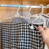 Plastic Clothes Hangers Non Slip Durable 1/5Pcs Smooth Surface for Home Closet Adult Kids Clothes