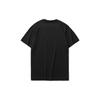 Li Ning T Shirts Men's Black Crew Neck Moderate Straight Fit ATSR213-1