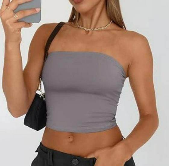 Slim-Fit Women's Pullover Tube Top Camisole for Summer