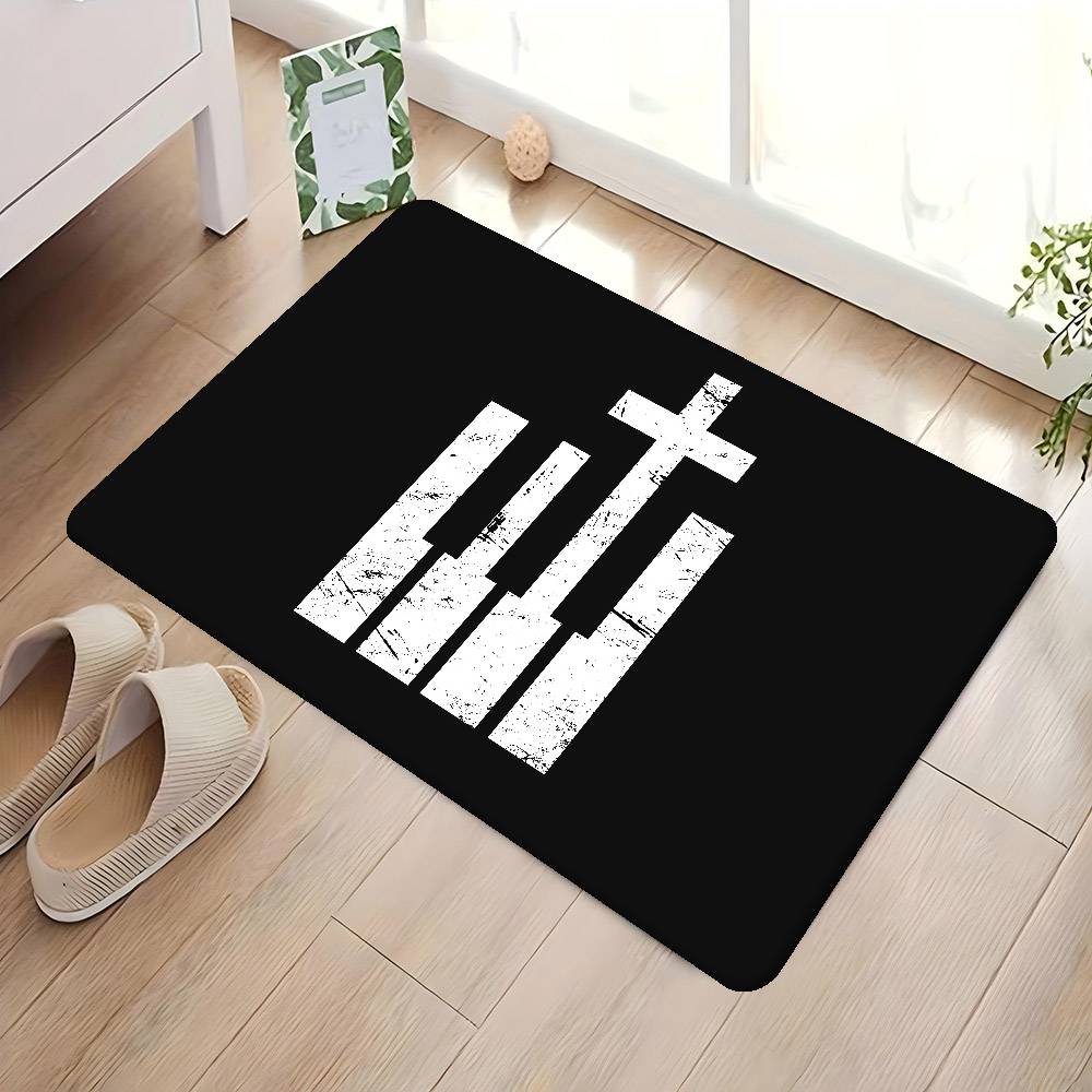 1 Piece Christian Jesus Bathroom Mat Kids Room Bedroom Decoration Balcony Anti-Slip Doormat Living Room Welcome Rug