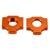 Motorcycle Aluminum Axle Blocks Chain Adjusters for KTM 690 SMC R 690 SMCR 2019-2025 690 Enduro R 2009-2025 690 Duke 2008-2019