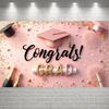 Master's Celebration Background Dark Background Graduation Event Backdrop Graduation Ceremony Banner Academic