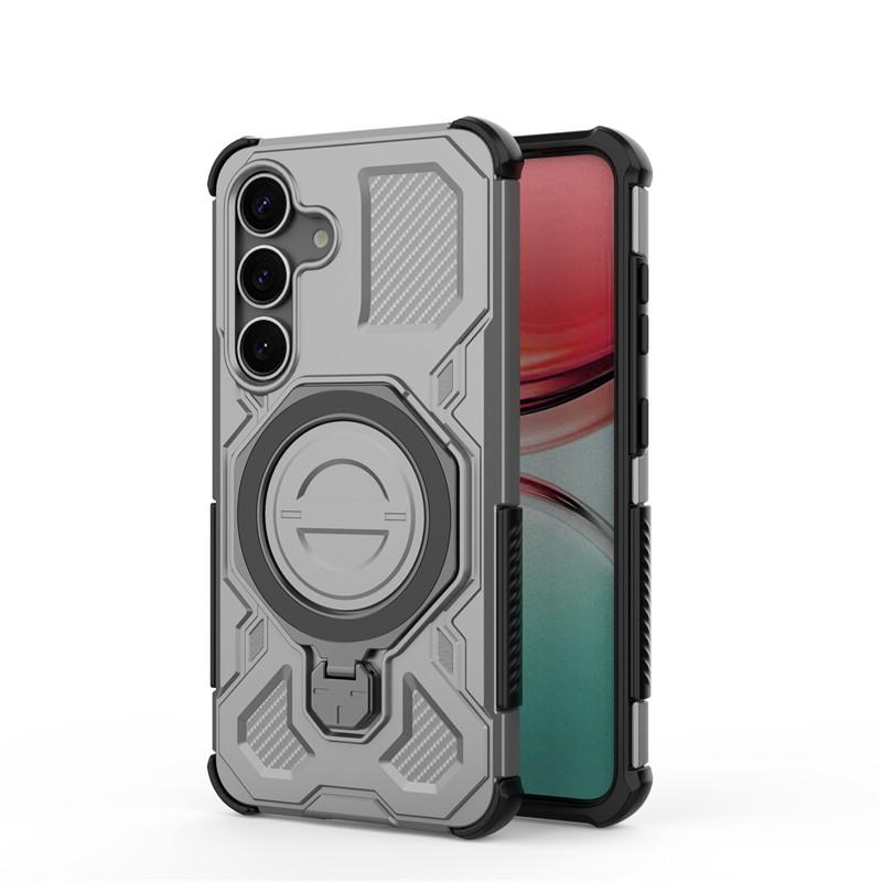 For Samsung Galaxy S25 Case Samsung S25 Cover Holder Magnetic Wireless Charging Protective Phone Cases For Samsung S25 Funda