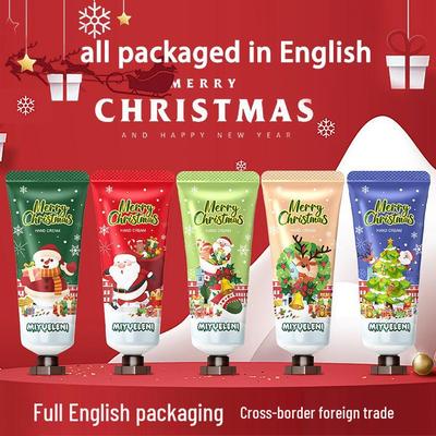 MIYUELENI Crema Mani Natalizia Inglese 20g - Mini Tubetto Rinfrescante e Idratante