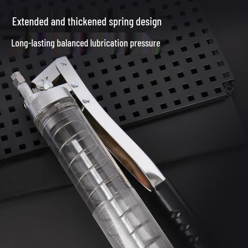 Deli Transparent 600CC High-Pressure Manual Grease Gun
