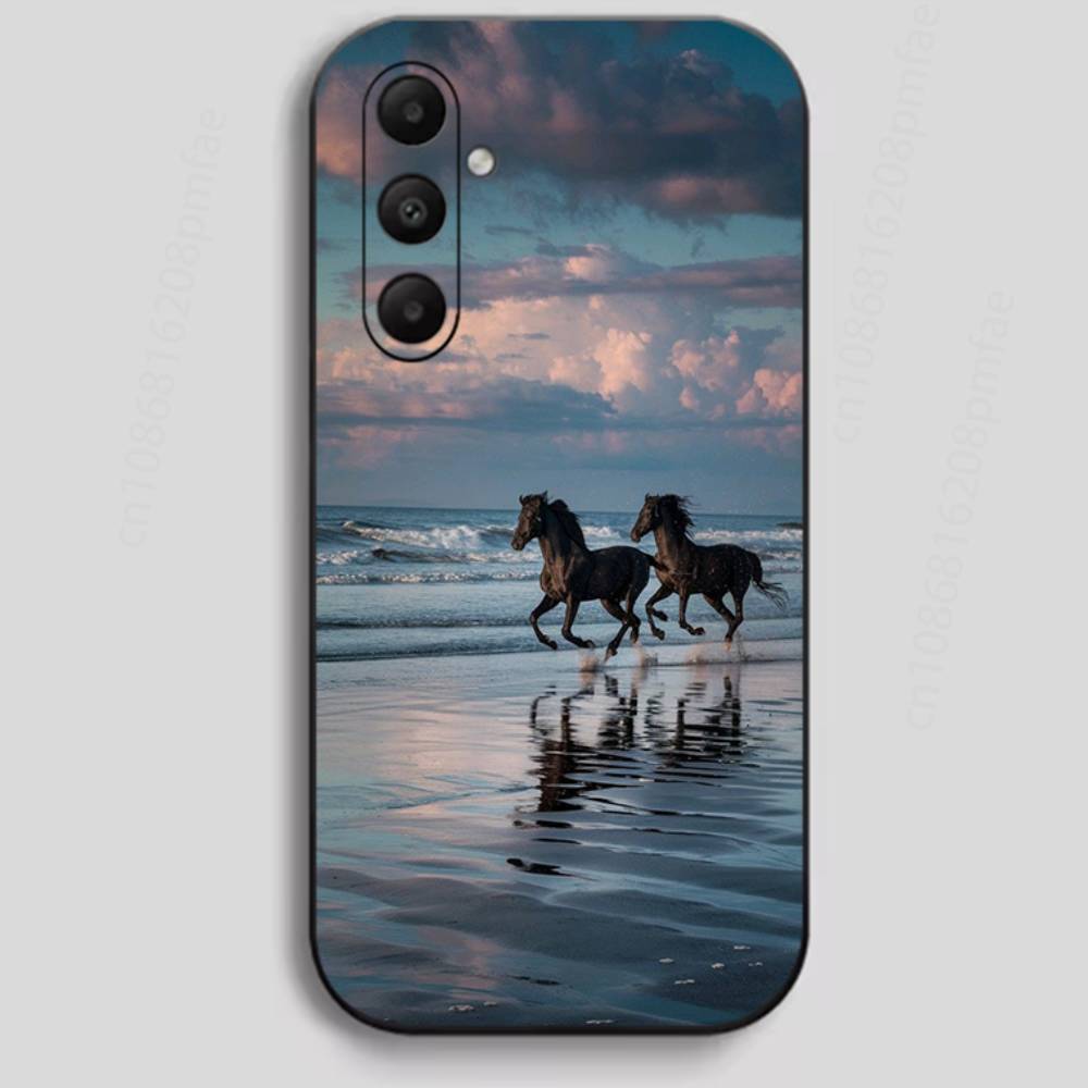 Horse Landscape Phone Case For Samsung GalaxyA20,21,,40,41,51,71 Ultra Protective Phone Shell