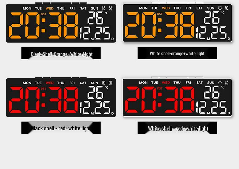 Multifunctional LED Digital Alarm Clock with USB Output - Model 5510