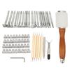 Leather Sculpture Stamping Tools Incisive DIY Durable Sturdy Convenient Leather Working Tools