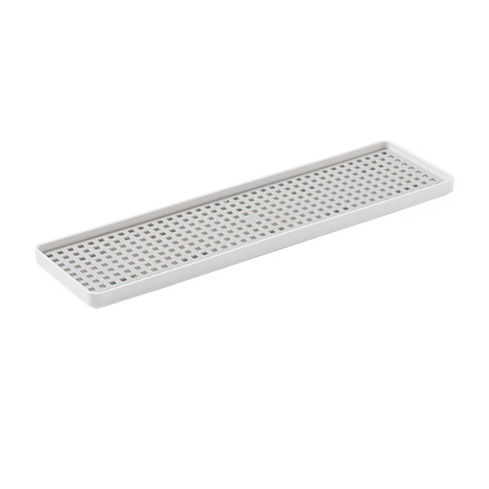Double Tier Draining Tray Hollow Draining Tableware Tray Drain Holder Tableware Drying