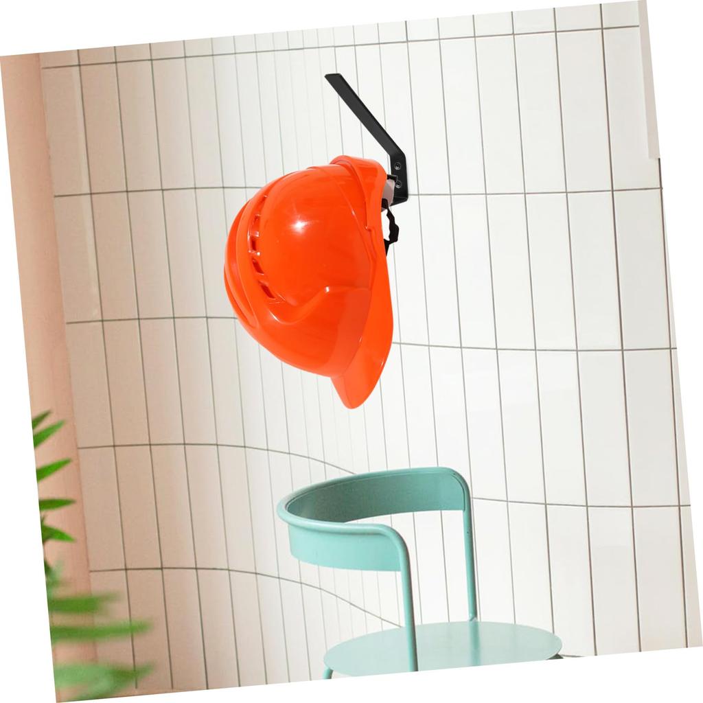 LOORGVEL Hat Storage Rack Holder Stand Stand Hanging Hook Mount Wall Mount Stand Wall Mounted Rack Stainless Steel Black