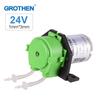 GROTHEN DC 24V Dosing Pump Peristaltic Pump Mini Water Liquid Pump Peristaltic Tube Head