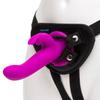 Strap-On With Penis - Happy Rabbit Vibrating Strap-On Harness Set Purple