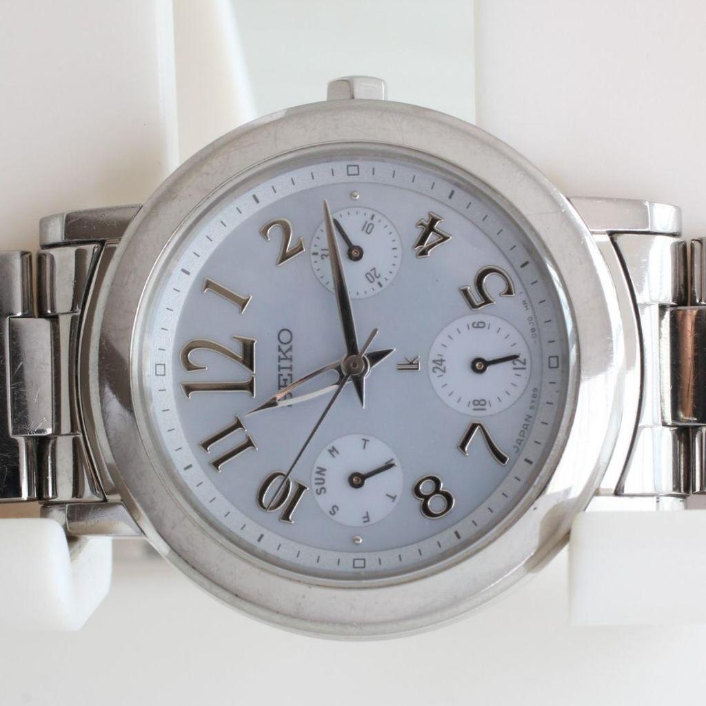 Used Working item SEIKO LUKIA watch 5Y89-OASO