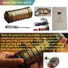 Cryptex Da Vinci Code Mini Cryptex Lock Puzzle Boxes with Hidden Compartments Anniversary Valentine's Day Romantic Birthday Gifts