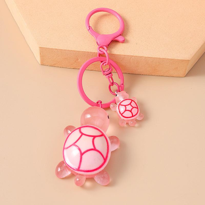 Cartoon Little Turtle Keychain Cute Anime Figures Pendant Keychain Exquisite Backpack Decoration Accessories Gifts
