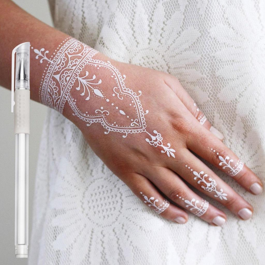 White Surgical Skin Tattoo Marker Pencil for Microblading Tattoo Permanent Make Up Supplies Eyebrow Marker Pen Lip PMU Tool