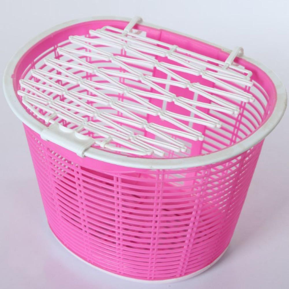 Multicolors Children Bike Basket Plastic Scooter Handlebar Basket Rear Cycling Accessories