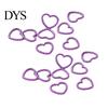 Broken Hair Fixer 50Pcs Girl Hairpins Easy to Wear Heart-Shaped Comfortable Accessory Vibrant Color Decorative Clips Clip