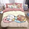 Cartoon Style Bear Bubu And Dudu Duvet Covers, Kids Bedding Set Quilt Cover Twin Full Bedroom Bed Decor For Teens Best Gifts
