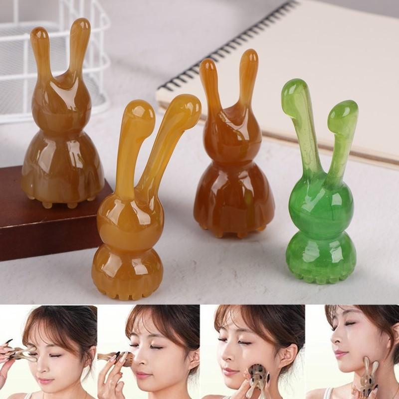 Multifunctional Resin Nose Scraping Massager Facial Scraping Massager Head Scalp Massage Comb Rib Shifting Rod Acupoint Stick