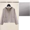 Women Solid Color Loose Fit Sunscreen Clothing Jacket Female Thin Hooded Long Sleeved Sunscreen Clothing Coat