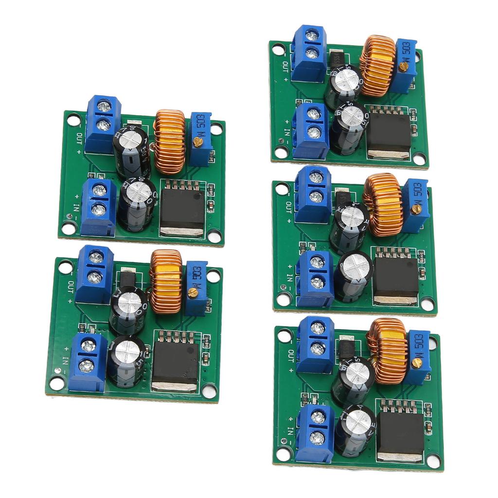 5 Stück Leistungsmodulplatine DC 3V 5V 12V zu DC 19V 24V 30V 36V Einstellbares Aufwärtsspannungsstabilisierungs-Netzteilmodul