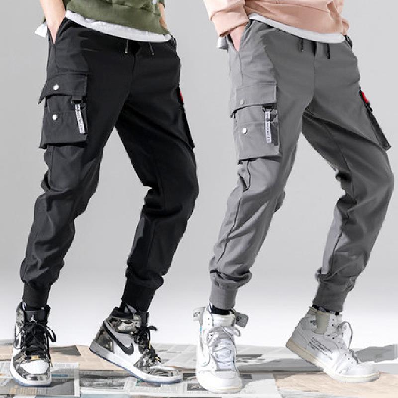 

Men s Trendy Korean-Style Casual Skinny Nine-Point Overalls 3XL