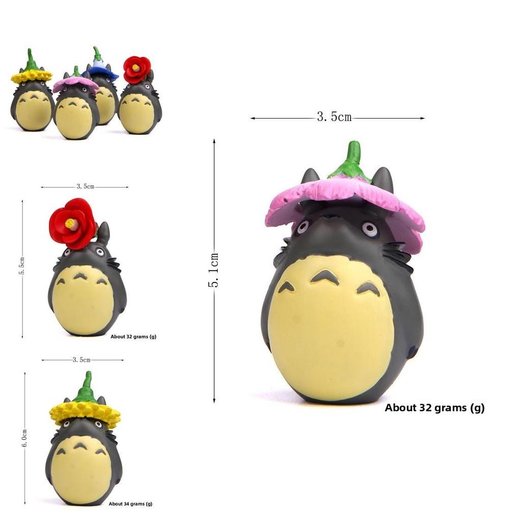 My Neighbor Totoro Sunflower Resin Figurine With Creative Garden Scene For Giftgiving And Home Decor