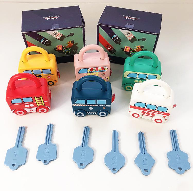 Children's Key Matching Puzzle Toy: Early Education Padlock & Life Skills Training