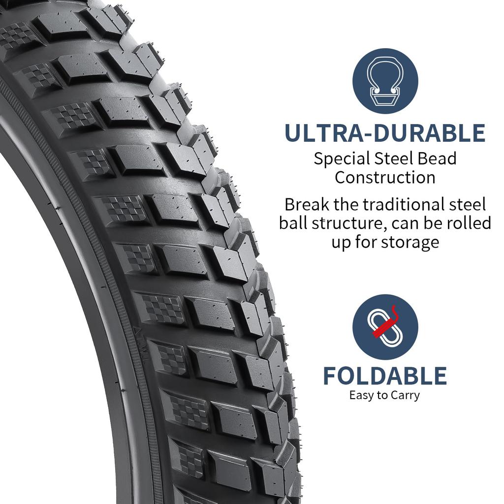 Set of 26 Bicycle Tire Tube Wall Thick American Valve Tire 26 Bicycle Tire 26 Cross Bike Tire 26 Mountain Bike Tire 26 MTB Tire 26 2, 3.0 Tire, 26x3.0