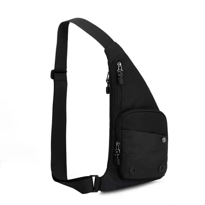 Shoulder Bag Men's Trendy Casual Leisure Travel Sports Outdoor Pack Messenger Crossbody Sling Chest Bag Pack For Male Female
