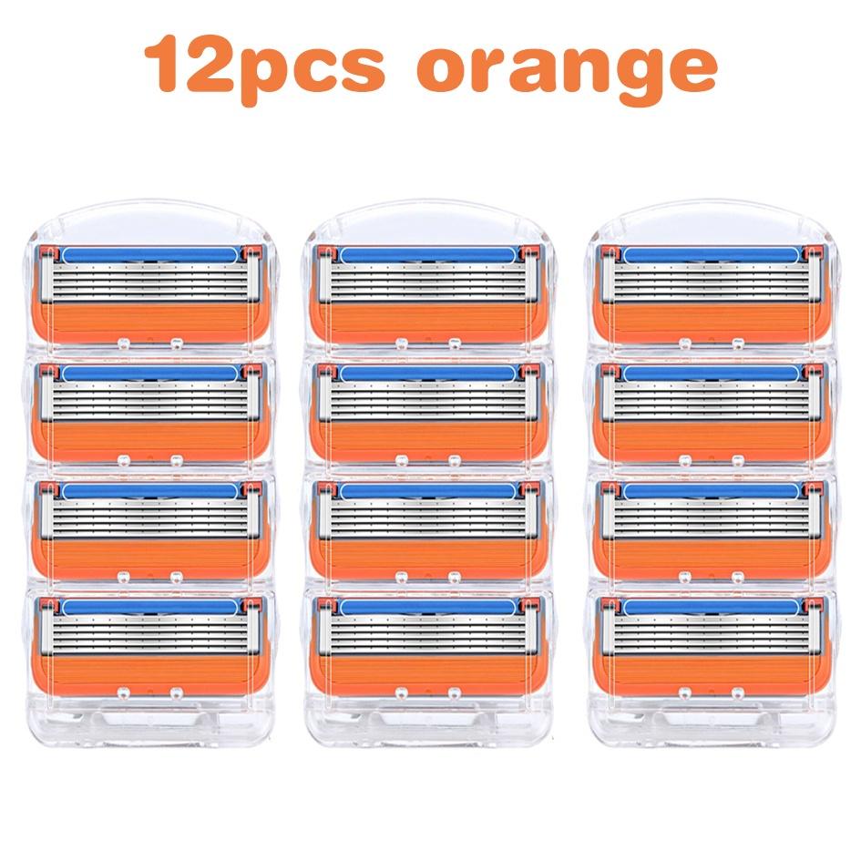 12 шт. многослойные лезвия, лезвия для бритья для мужчин, лезвия для бритья 12 Pcs