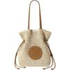 Borsa a Secchiello Intrecciata in Rafia CASSILE Grande
