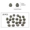 Durable Exquisite Stone Buddha Figurine Realistic Resin Crafts Buddha Ornament Handmade Flower Pot Decor for Fish Tank Aquarium