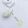 Soft Hair Ball Phone Chain Ornament Pretty Star Keyring for Mobile and Purse