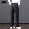 JOW Men's Anti-Wrinkle Business Casual Straight-Leg Pants