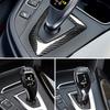 Car Real Carbon Fiber Texture Gear Shift Panel Frame Gear Knob Cover Head Trim For BMW F30 F10 F15 F07 F20 F21 F34 F35 3GT 5GT
