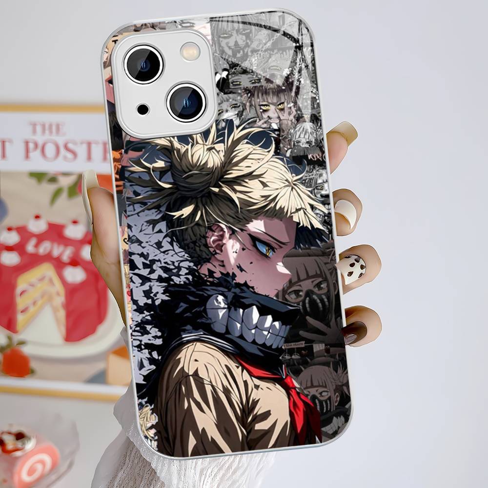 Toga Himiko My Hero Academia Tempered Glass For Iphone 14 13 12 11 Pro Mini XS MAX 14Plus X XS XR Cover