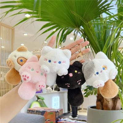 Sevimli Peluş Kedi Oyuncak Bebek Cıyaklı Anahtarlık Çanta Okul Çantası Araba Sırt Çantası Süsü Kawaii Aksesuar Arkadaş Sınıf Arkadaşı Kızlar İçin Hediyeler