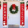 Christmas Hanging Door Banner Merry Christmas Decorations for Home Xmas Navidad Noel Natal Door Decor Happy New Year Gifts 2026