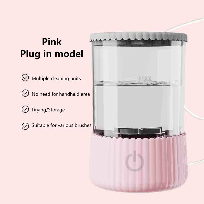 USB Electric Makeup Brush Cleaner Portable 3 In 1 Makeup Brushes Drying Rack Lazy Cleaning Brush Washer Machine Quick Dry Tool