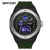 Sanda Youth Multifunctional Waterproof Sports Watch for Students