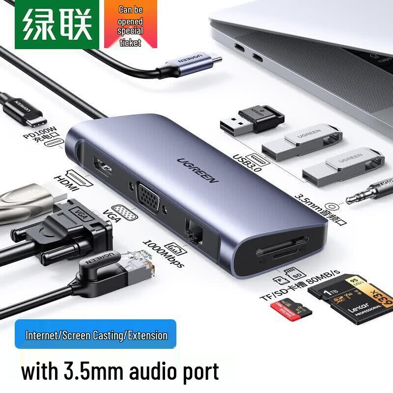 Ugreen USB-C 10-in-1 Docking Station