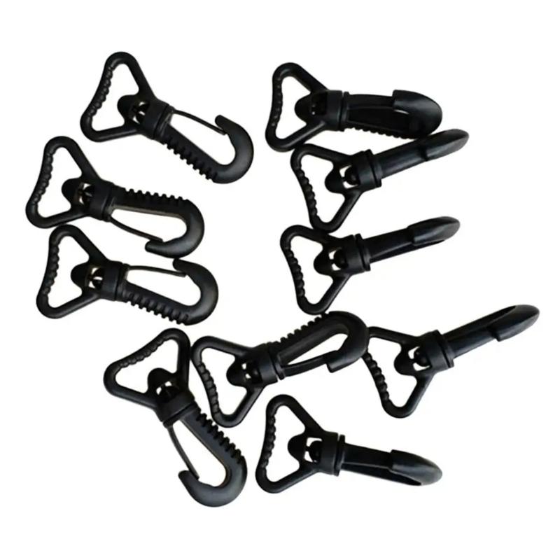 10Pcs Diving Bag Hook Clip 25MM Rotating Hook Clips Diving Gear for Outdoor Camping Equipment 25MM Rotating Hook Buckles