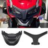 Carbon Fiber Style ABS Front Fairing Nose Beak Winglet Extension Kit for Honda ADV150 2019-2020 Aerodynamic Protection Exterior Modification