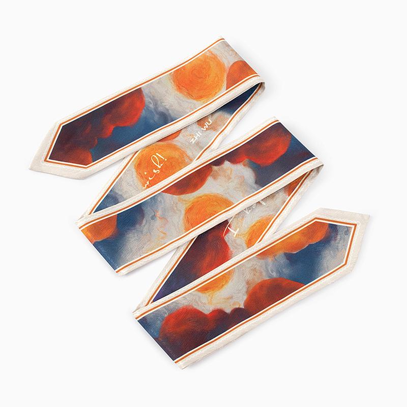 

Silk Scarf: Pink Hair Band, Bag Tie, Waist Belt by Beauty Invasion Project