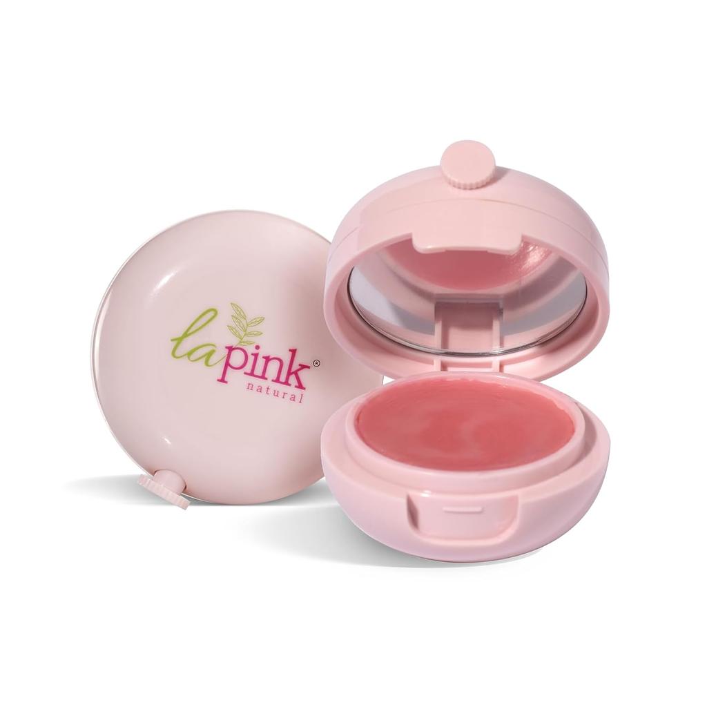 La Pink Strawberry Natural Tinted Lip Balm with Shea & Kokum Butter | Nourished & Soft Lips | 100% Microplastic Free Formulation | 15 Gms