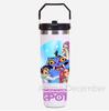30Oz Anime K-Pop Large Capacity Portable Car Cup Stainless Steel Thermos Cup with Straw Handle Travel Sports Water Bottle Vacuum Flask
