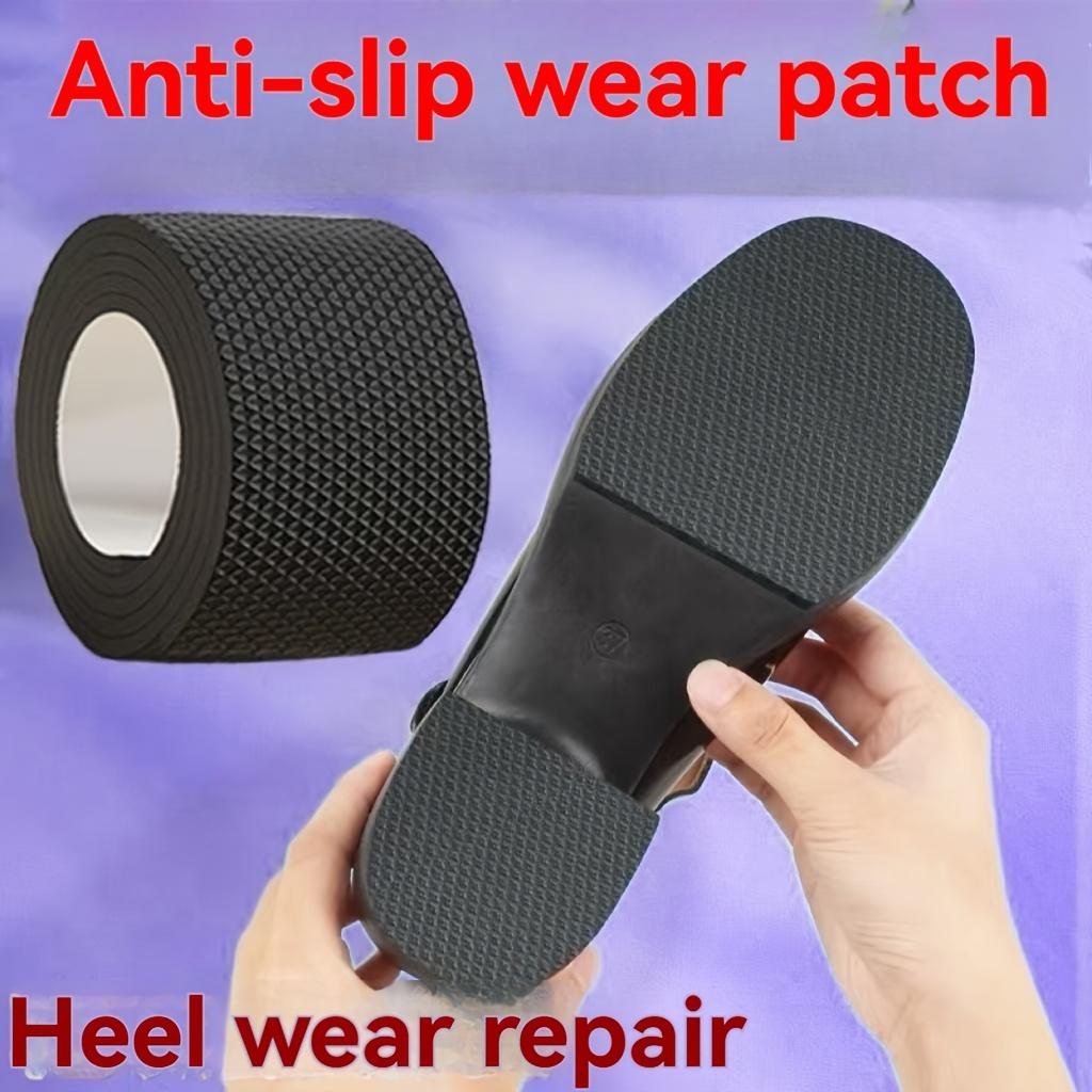 

Self-Adhesive Shoe Sole Tape, 4 Wide Anti-Slip Noise-Reducing Pad for High Heels, Sneakers & Sandals чорний