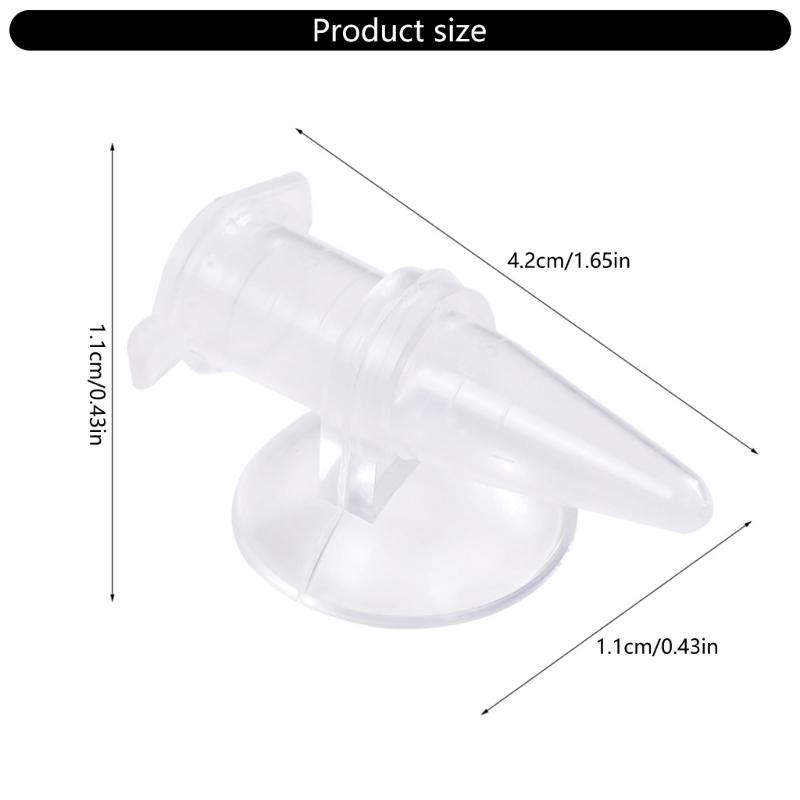 6pcs Automatic Shrimp Feeding Cups Transparent Suction Cup Shrimp Feeders for Easy Monitoring Efficient Aquarium Feeding